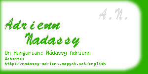 adrienn nadassy business card